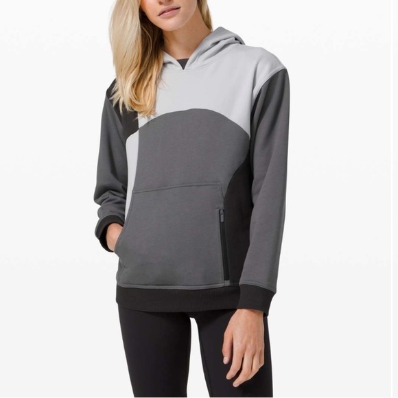 LULULEMON All Yours Hoodie Sweatshirt Starlight/Asphalt/Graphite Grey 6 - Picture 12 of 15